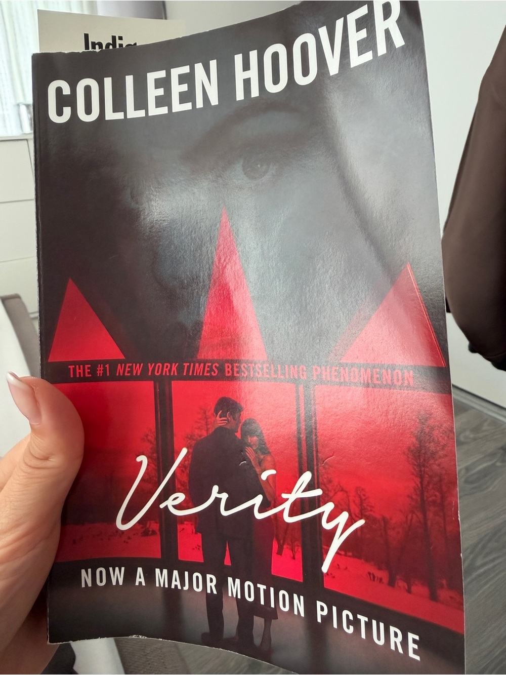 Verity Paperback Book - Red/Black